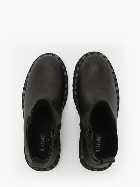 Chelsea Boots Mustang Zwart women M0302004 ander zicht 3